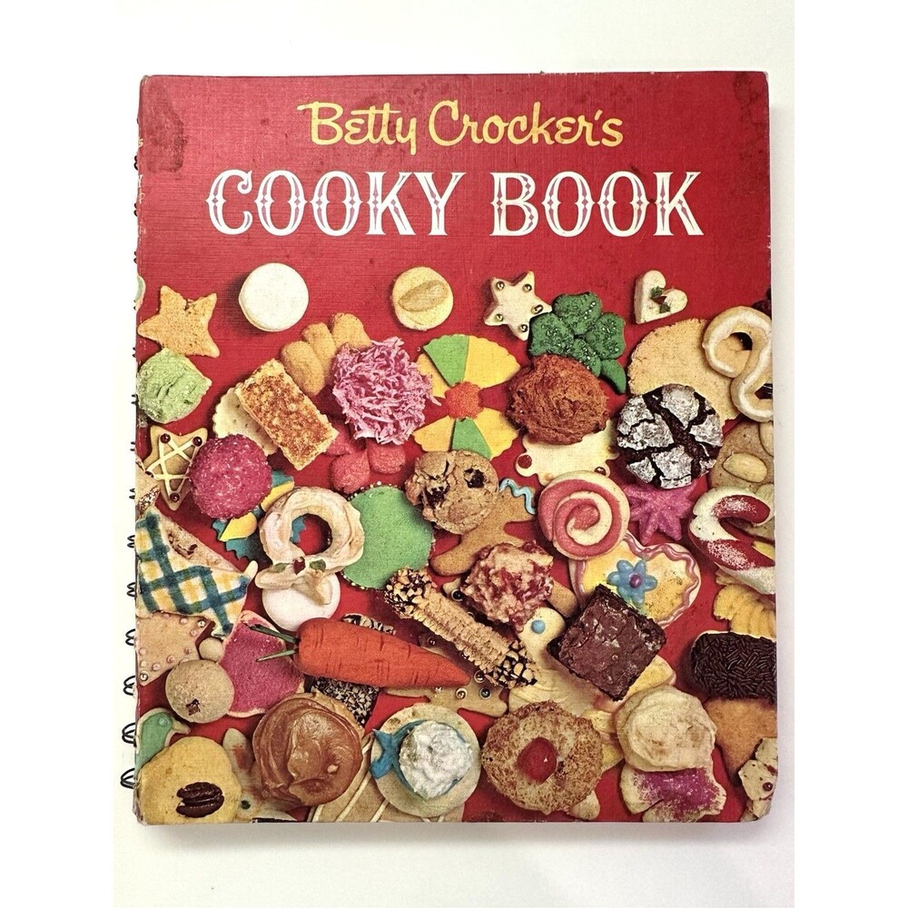 Original Vintage 1963 BETTY CROCKER'S COOKY BOOK Hardcover with Wire Binding